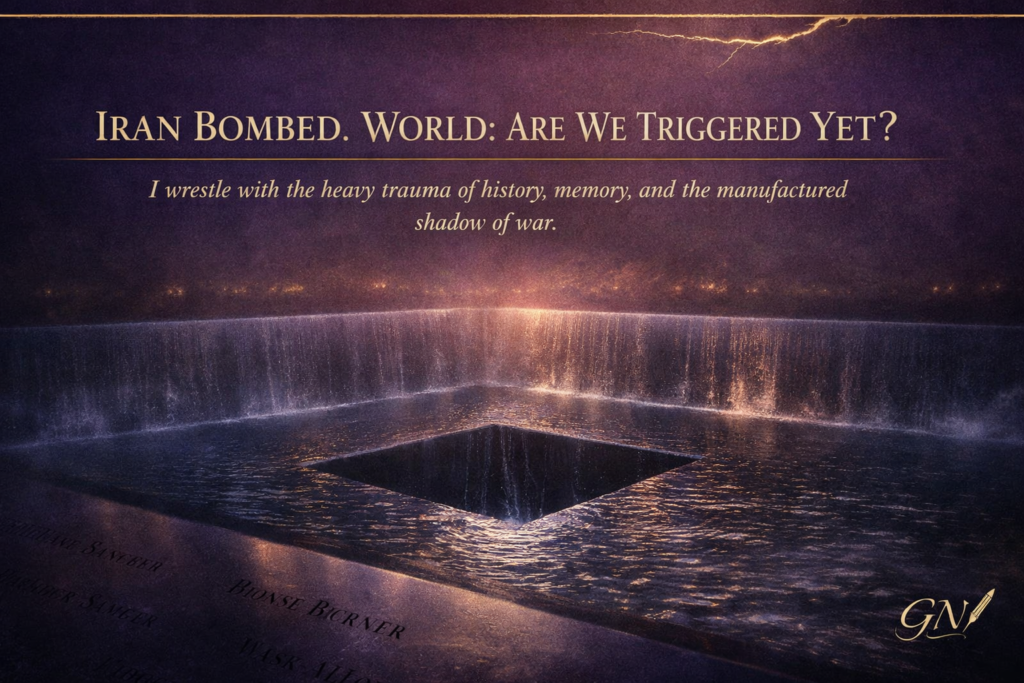 I wrestle with the heavy trauma of history, memory, and the manufactured shadow of war.